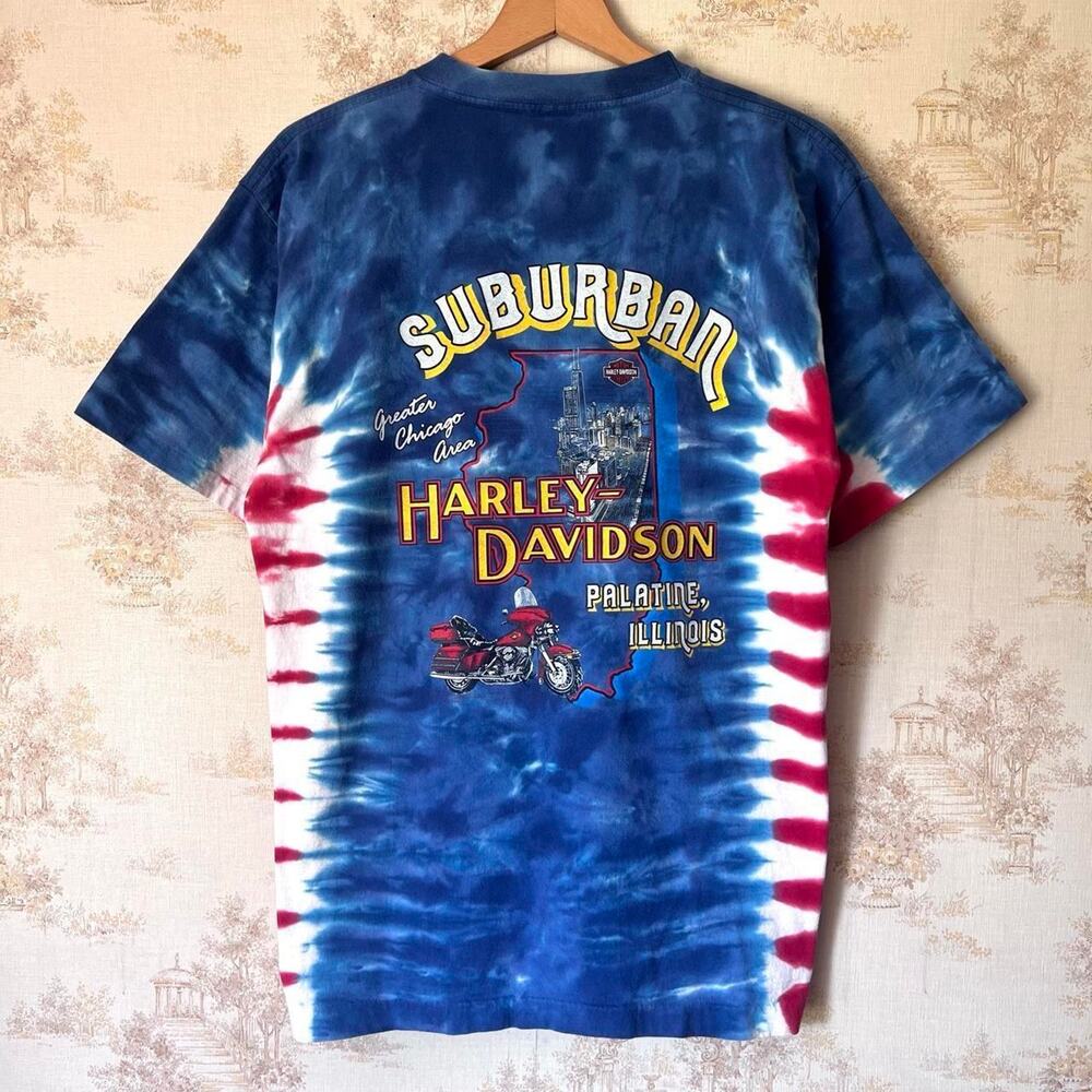 Vintage Harley-Davidson Sturgis Tie-Dye T-Shirt | Palatine IL | Size M